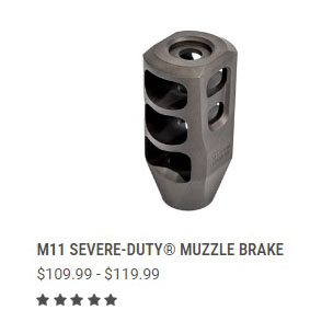 M11 Severe-Duty Muzzle Brake