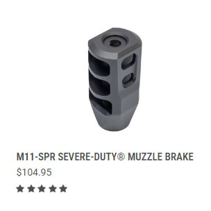 M11-SPR Severe-Duty Muzzle Brake