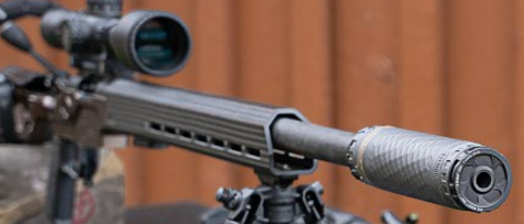 TiTrex X-CORE suppressor TiTrex on Bench